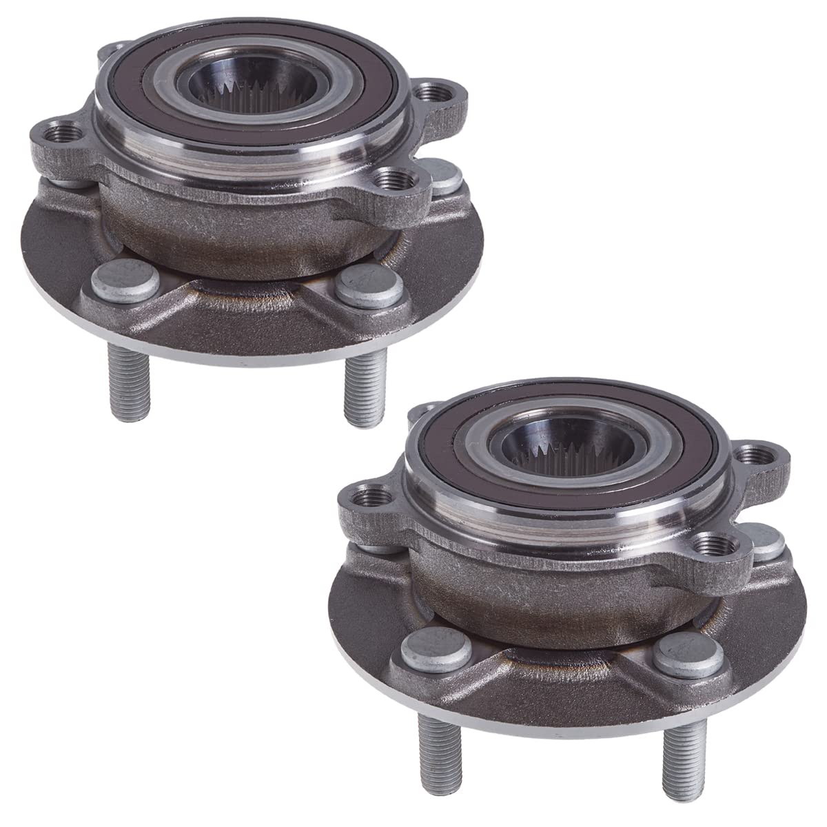 Amazon.com: AUQDD 513347 x2 Front Wheel Hub and Bearing Assembly